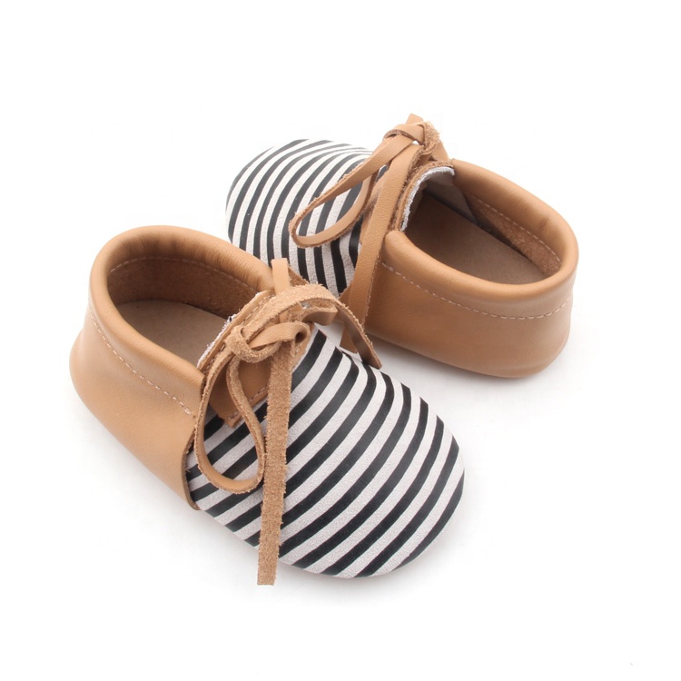 Handmade Soft Leather Baby Girls Shoes First Walkers Tassel Baby Moccasins