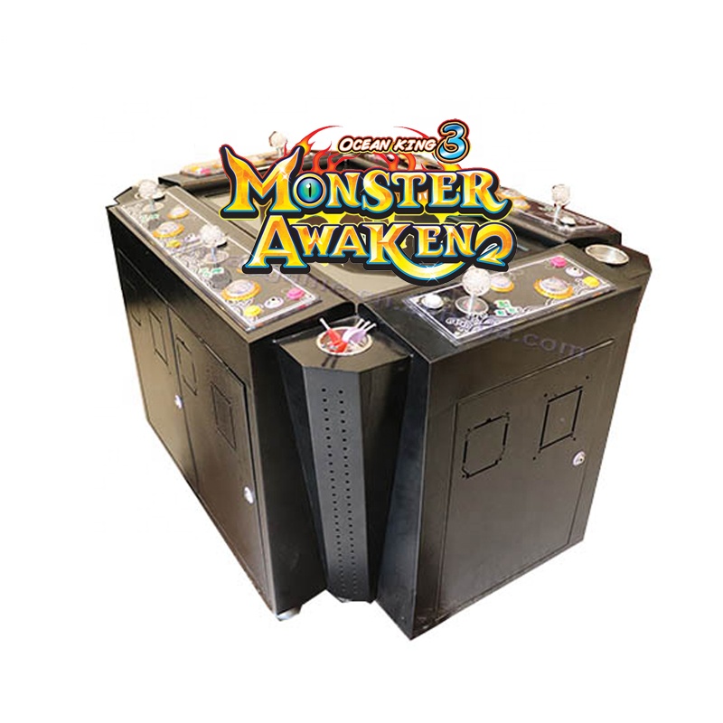 Новая игра Ocean king 3, монстр, пробуждение, 3D монетница, игровая машина для рыбы с дисплеем LG