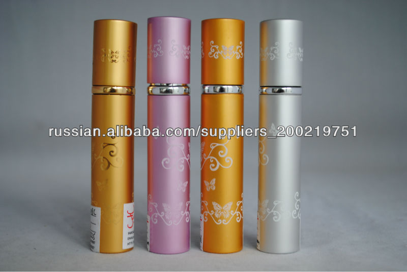 10 ml de vidrio de color atomizador del perfume