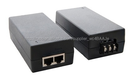 48V 60W DC-DC 10 / 100Mbps PoE инжектор используется для POE ВЫКЛЮЧАТЕЛЬ