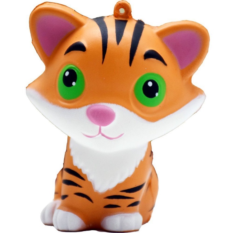 2018 популярная искусственная пена Jumbo Tiger Slow Rising Squishies игрушки Suqishies Милая растягивающаяся мягкая игрушка Kawaii