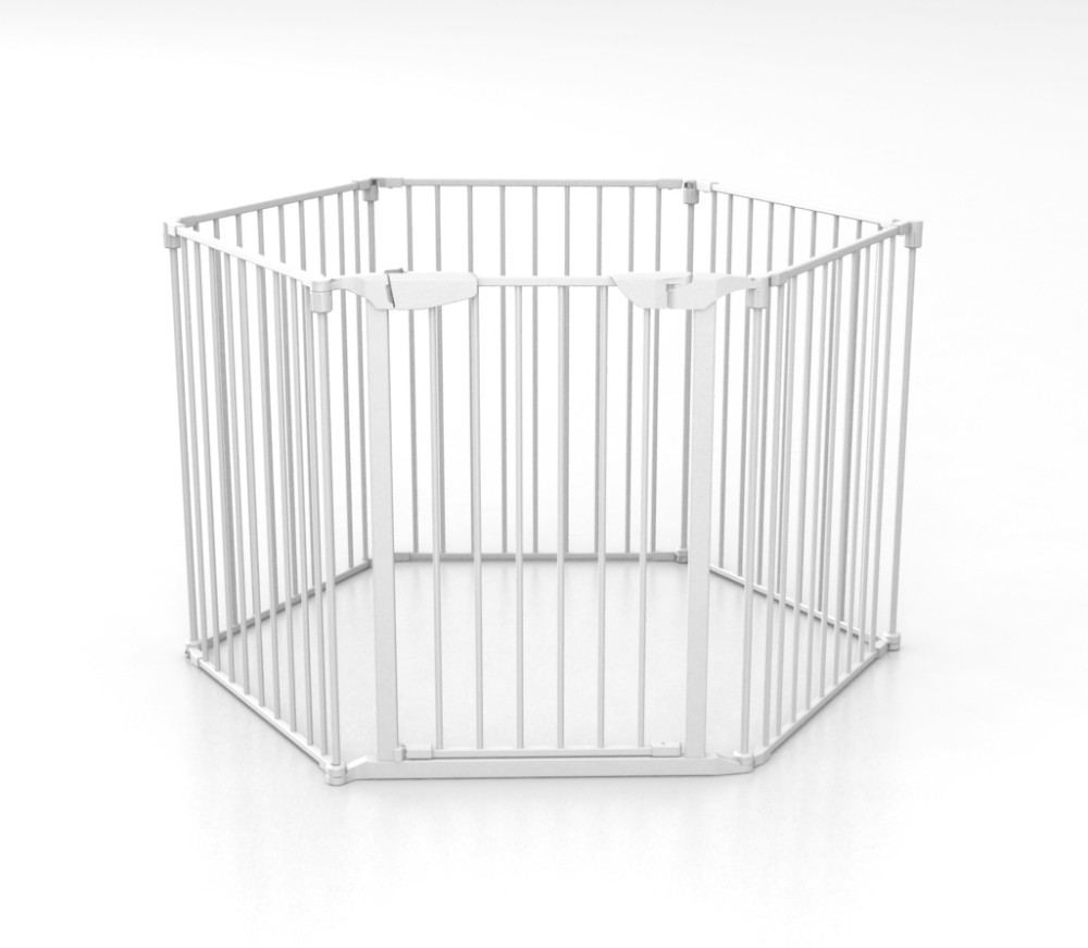 Wholesale metal playpen child safety fence baby playpens kids fence indoor baby safety fence
