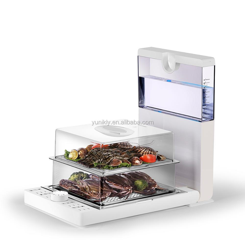 Food Vegetable Stainless Steel Steamer 2 Layers 10.8L
