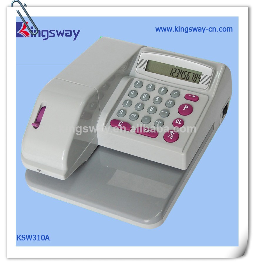 кингсуэй чеков машины 310.