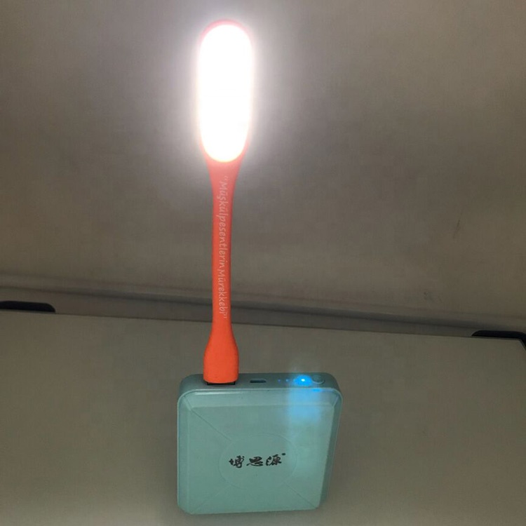 Мини USB компьютерная лампа с портативным зарядным устройством, регулируемая портативная Гибкая светодиодная лампа с USB