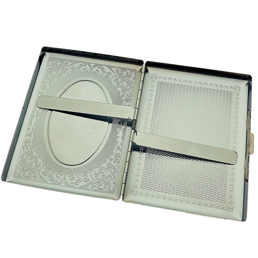 2018 Hot Selling Rectangle Metal Cigarette Case Hold 20pcs