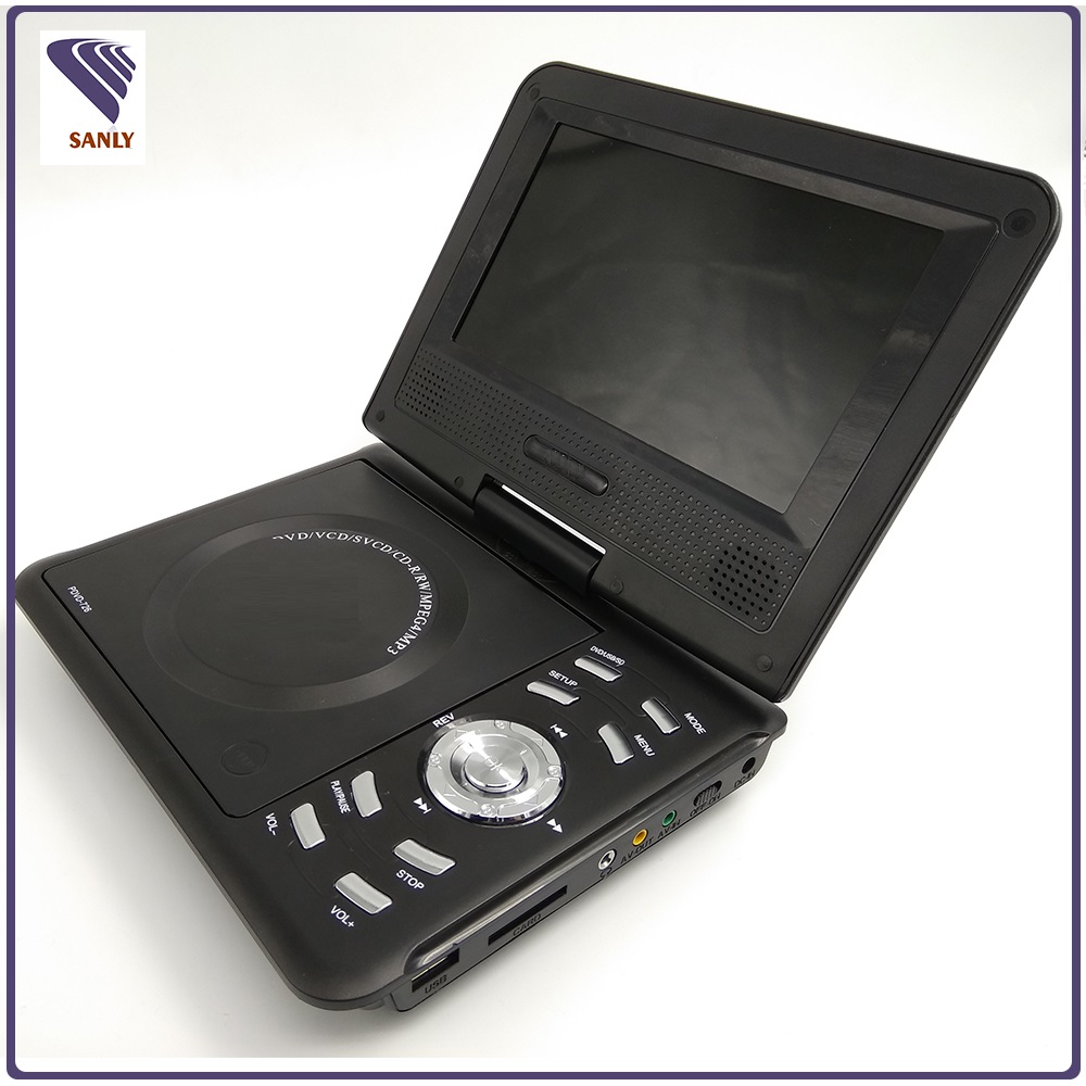 China Made best dual screen portable dvd player buy 9 inch