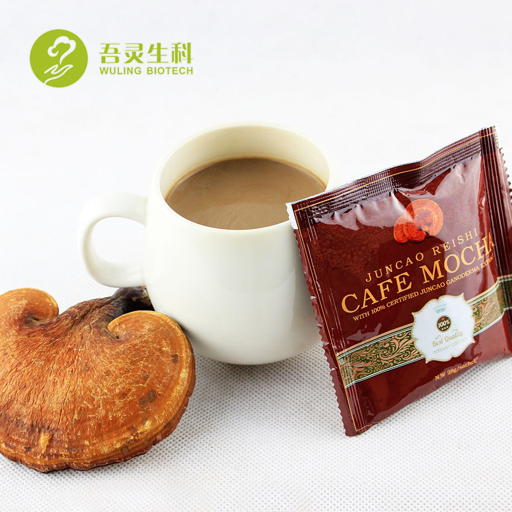Частный лейбл ganoderma lucidum мокко растворимый кофе