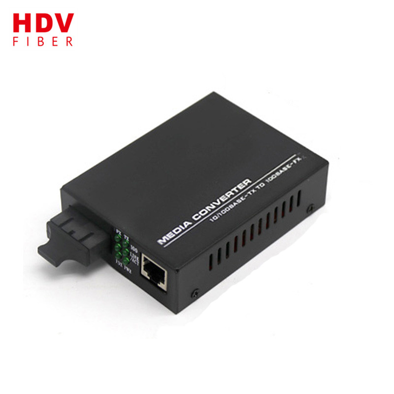 Фабрика Fast Ethernet 10/100/1000 м 20 км волоконно-оптических Media Converter