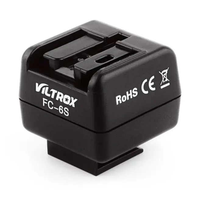 Viltrox FC-6S Hot Shoe Wireless Flash Light Controller Optical Slave Trigger Adapter for Camera