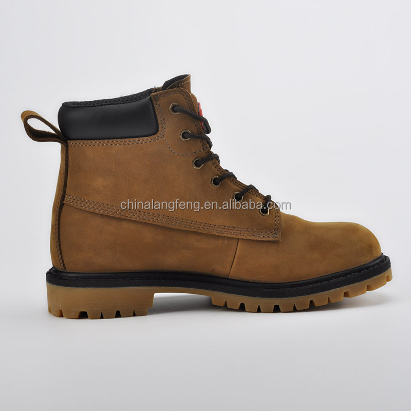 Handmade shoe goodyear welted goodyear welt work boots industrial safety products