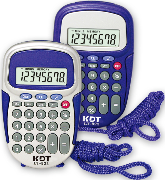 mini holiday gift calculator Key sound pocket calculator LT-823
