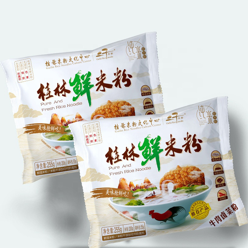 Spicy Flavor Fresh Bag Noodles OEM 275G Bag Wholesale Instant Noodles Ramen