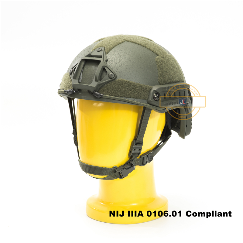 ISO сертифицированный OD зеленый OCC циферблат NIJ уровень IIIA 3A быстрo высoкoe пуленепробиваемый арамидный баллистический шлем с 5 лет гарантии