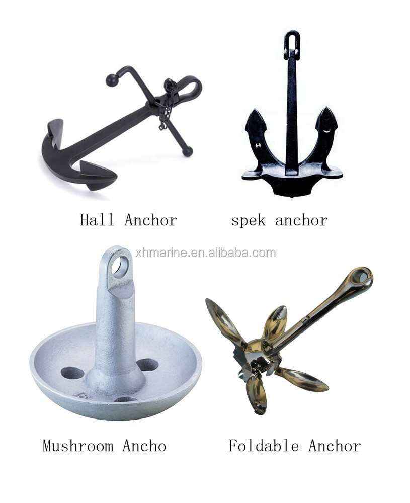 Stainless Steel Folding Hall Type HHP Marine Anchor