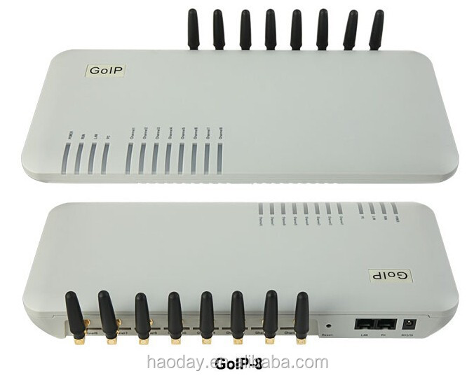 GOIP-8 четырехъядерный GSM voip мост