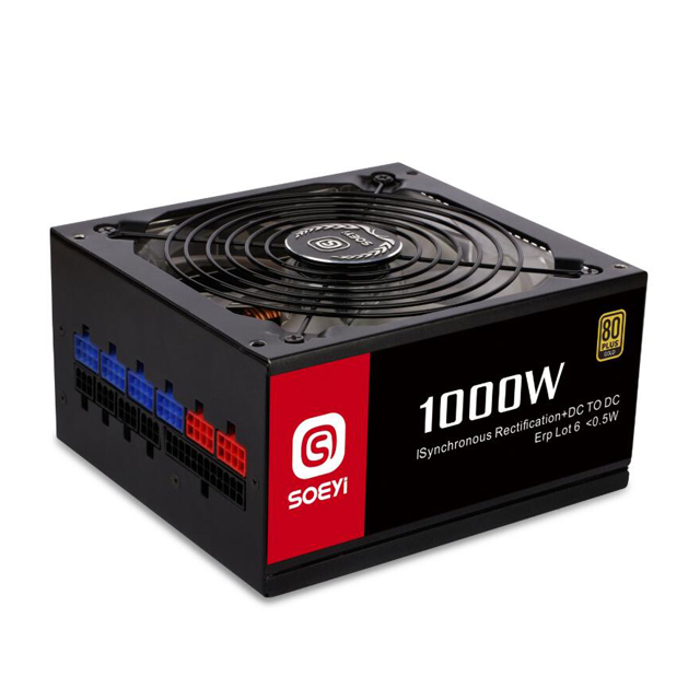 1000 Вт 80PLUS Gold ATX Блок питания для компьютерного корпуса ATX-1000W APFC ERP LOT6 Импульсный блок питания