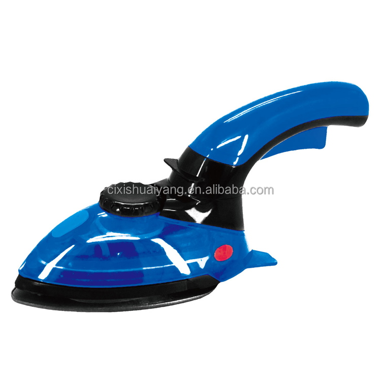 high pressure vertical travel steam iron with brush attachment and with 800W