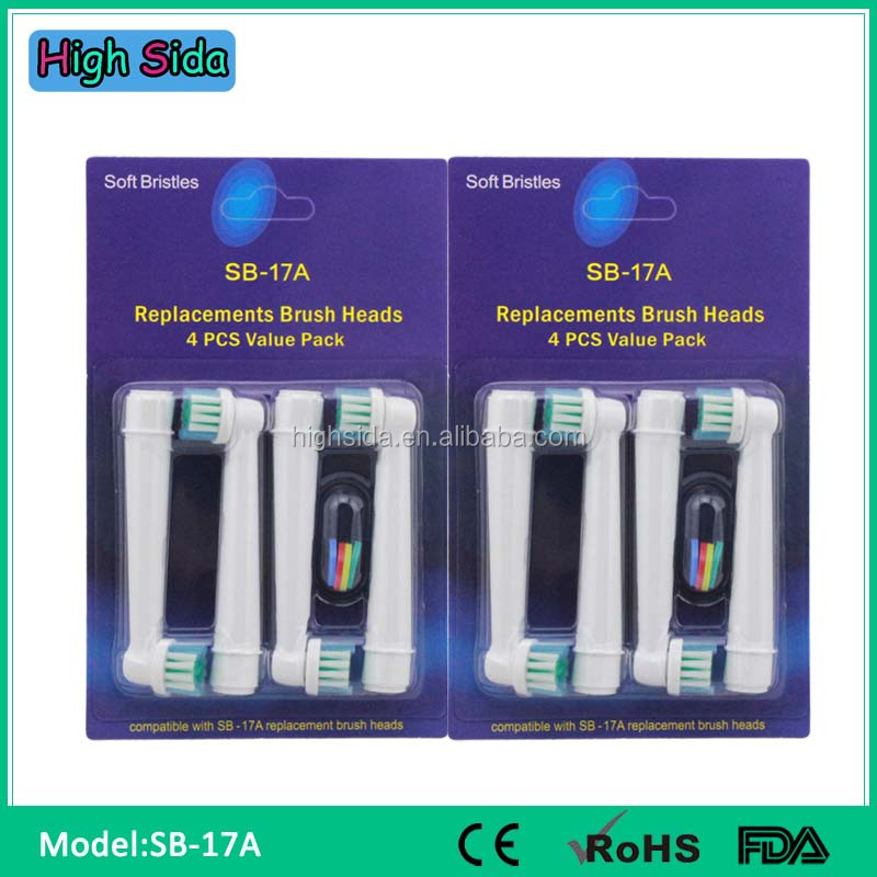 Сменные насадки для зубной щетки SB17A для Oral b