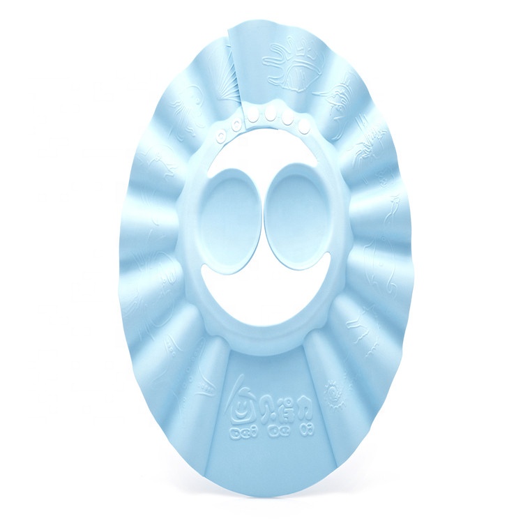 Soft EVA Baby Shower Bathing hat Soft Adjustable Visor Hat Safe Shampoo Shower Bathing Protection Bath hat