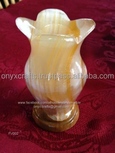 Wholesale Modern Onyx Stone Vase for Home Decoration for Weddings