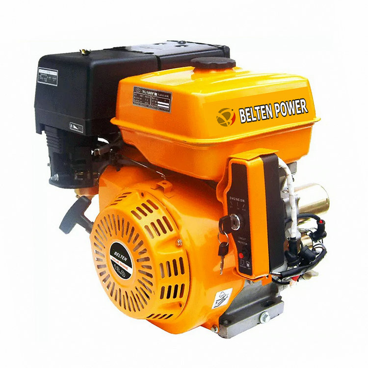 GX160 6.5HP бензиновый двигатель для водяного насоса 196cc красного цвета