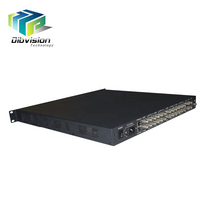 (ENC3184) 8 в 1 H.264 MPEG-2 SD CVBS к IP кодер для кабельного телевидения оператора