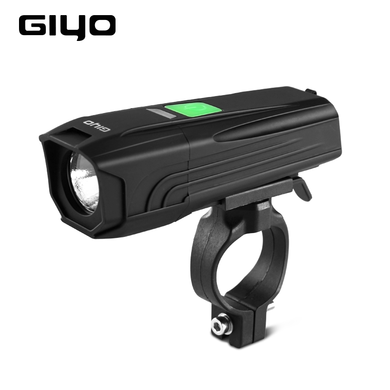GIYO водонепроницаемый IP-65 светодиодный велосипедный фонарь USB Перезаряжаемый фонарь на голову передний велосипедный фонарь