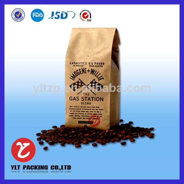 kraft paper coffee bag