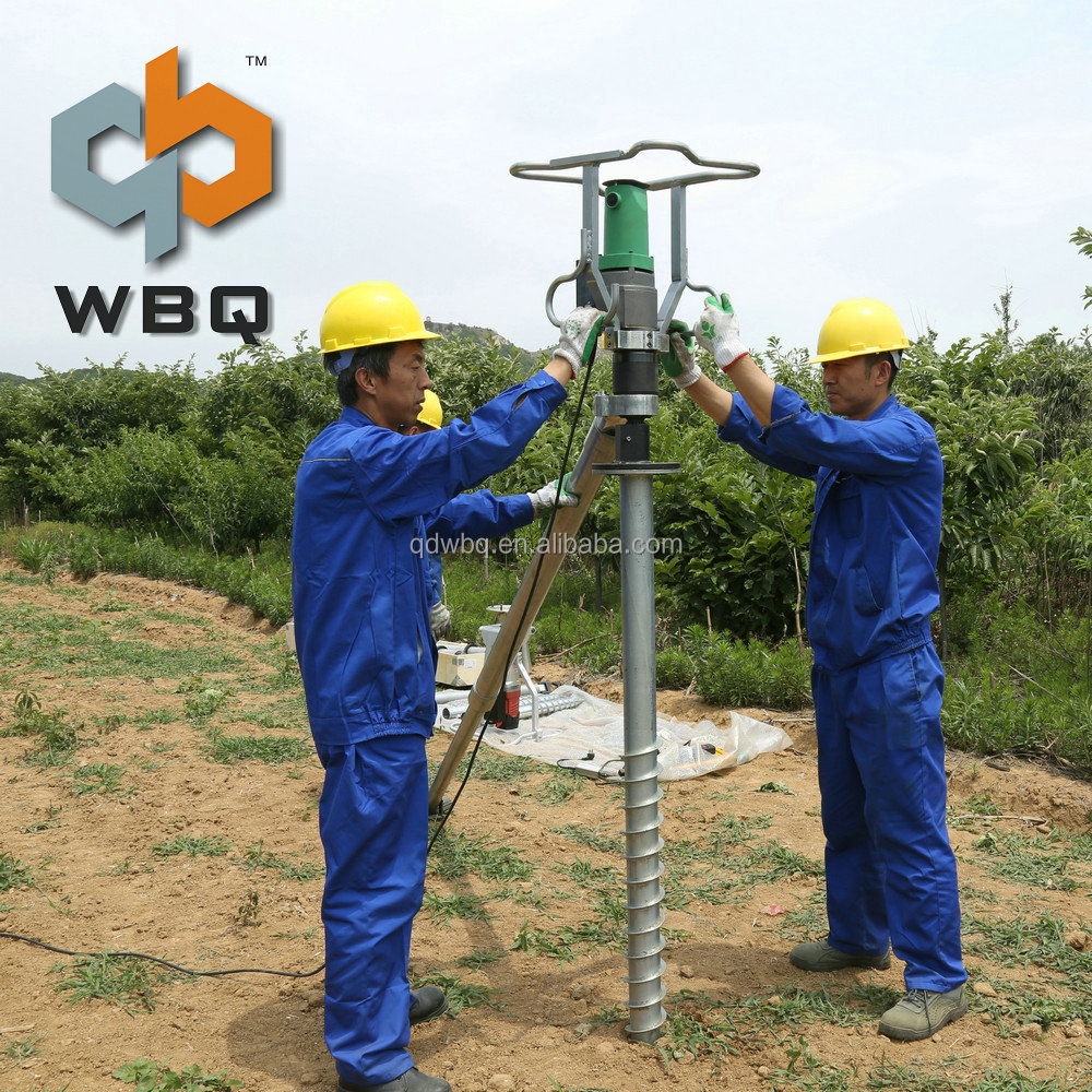 WBQ WE05 стопорный драйвер для основания винтовых свай