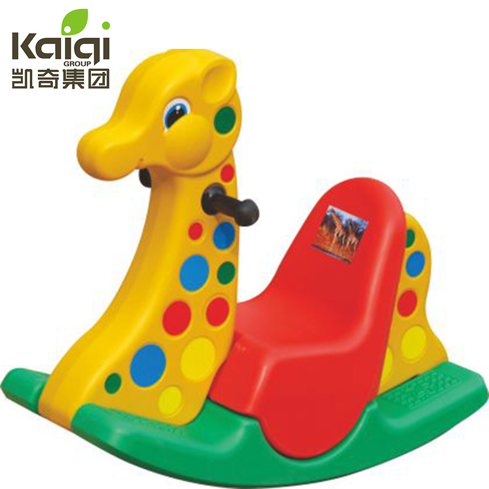 Kaiqi group, уличная садовая пластиковая игрушка, поездка на оленя для детских игр