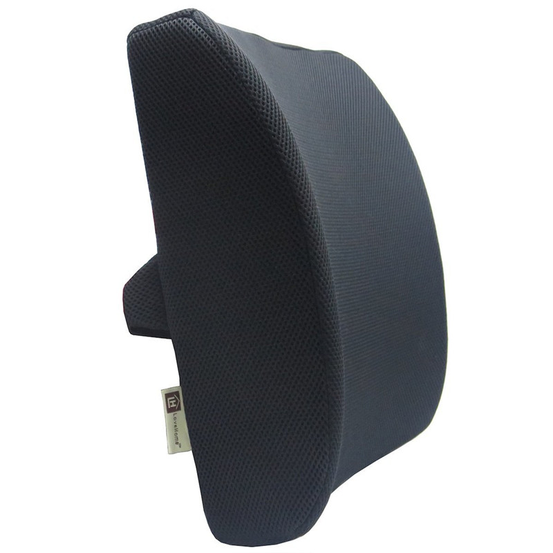 Memory Foam поясничной поддержки спинки с 3D сетки крышка сбалансированный упругость предназначен для нижней части спины боли