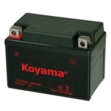 12V 14AH для верховой езды батареи косилки & mf АКБ для мотоциклов, YTZ14S-MF