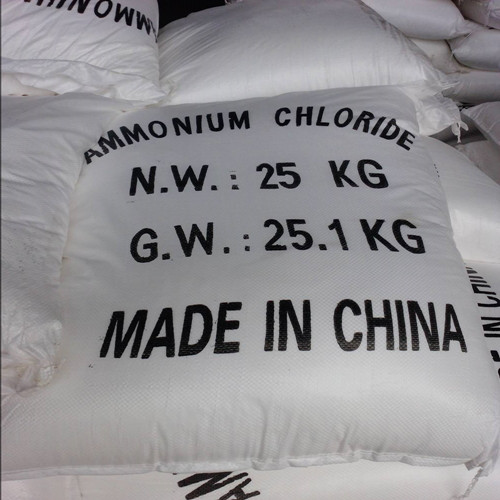 Хлорид аммония 99.5% NH4Cl для промышленного удобрения