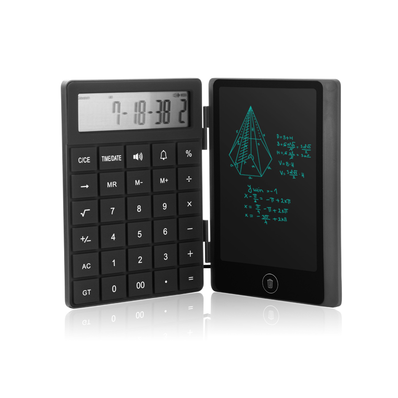 Hot selling two in one English Speaker calculator with 6inch writing pad and drawing board writing board for kids