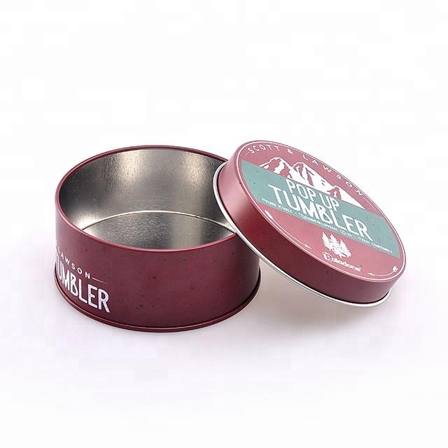 Оптовая продажа, Высококачественная круглая жестяная коробка snus