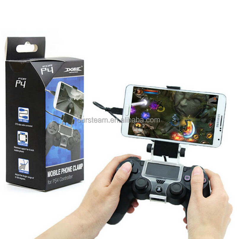 Держатель для смартфона с зажимом для SONY PS4 Dualshock
