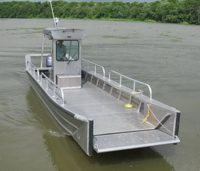 8m brand new Offshore tourist Aluminum Landing Craft with cabin