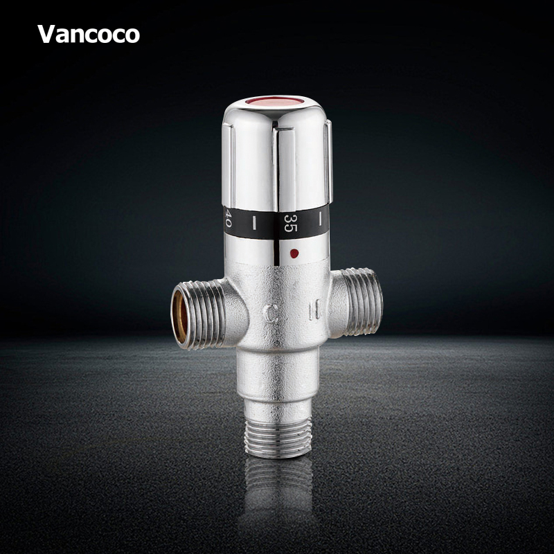 Vancoco YK134H никелированная 3 способа термостатический смесительный клапан