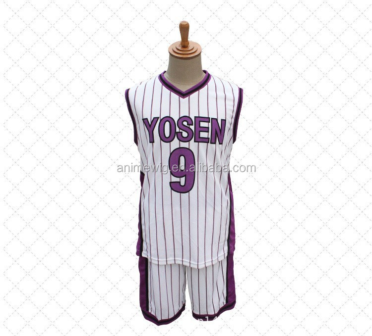 Kuroko no Basket костюм мурасакибара атсуши костюм одежда короткие брюки аниме косплей костюм