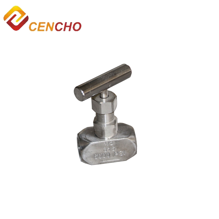 10000psi 1/2'' Npt Straight Female Stainless Steel 316 Needle Valve