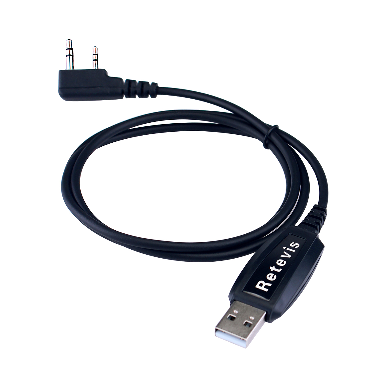 Оригинальный USB-кабель Retevis для программирования TYT DMR MD-380/Retevis RT3, двусторонняя радиостанция walkie talkie (черная)