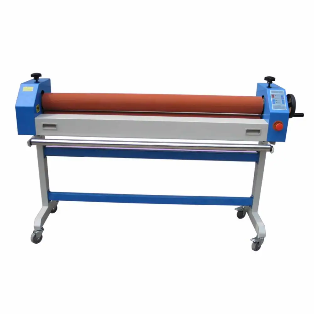 A0 1000mm 39"  Manual / Electric Cold Laminator With Food Pedal Control and Stand