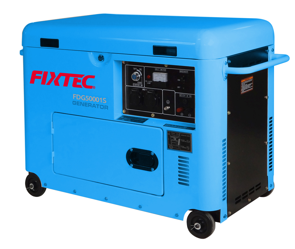 Fixtec Портативный электрический дизельный двигатель генератор