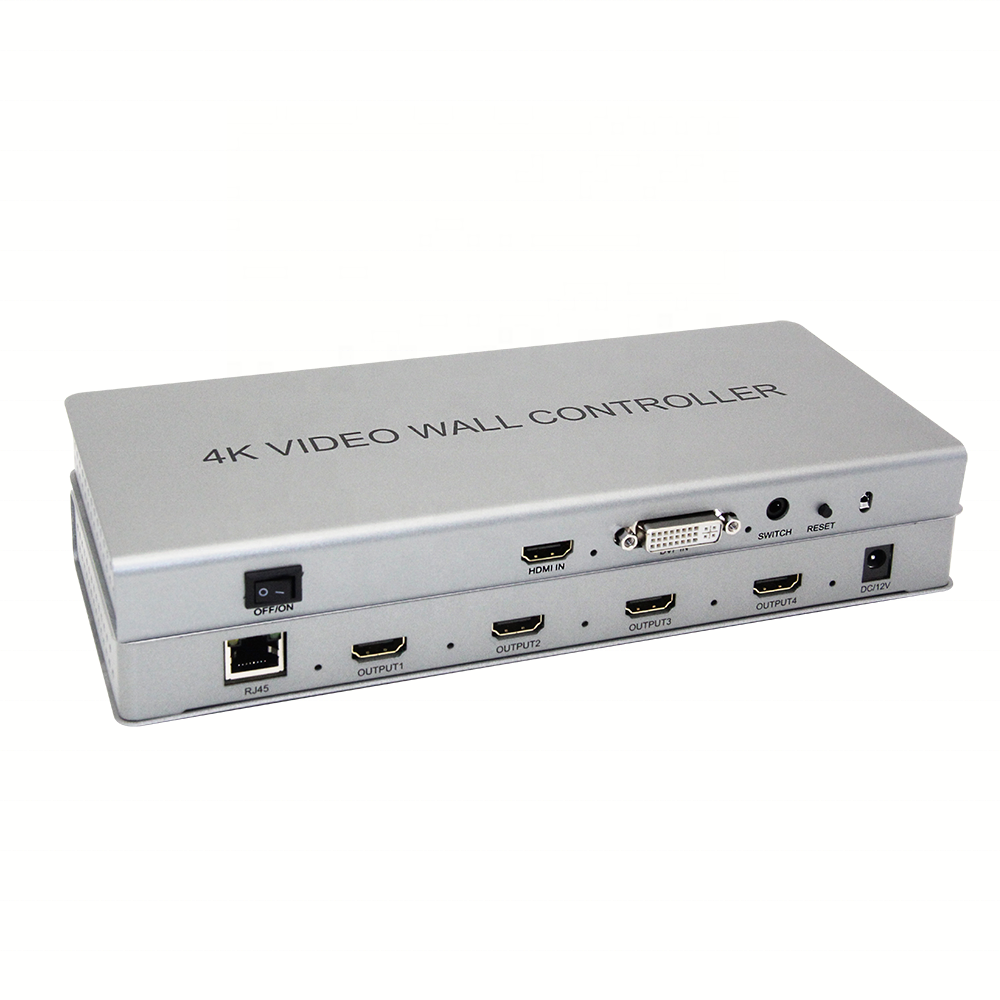 Настенный видеоконтроллер с разными экранами HDMI 4K HDMI 2x2, настенный видеоконтроллер с поддержкой 1x2 2x2 1x4 режима