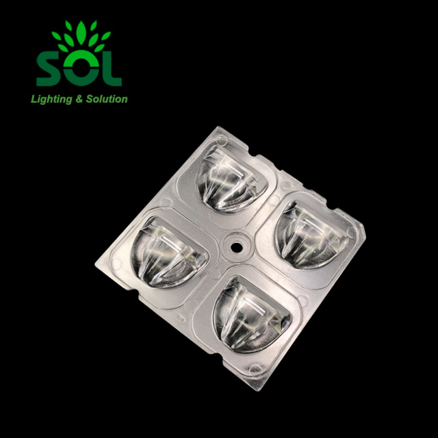 135X60 градусов светодиодный модуль 3535 SMD оптический светодиодный объектив для уличного освещения
