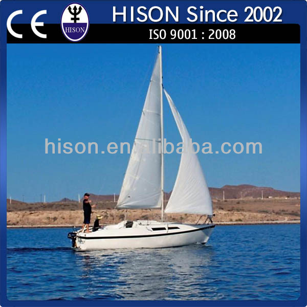 Производство Китай Hison 26ft персональная парусная лодка