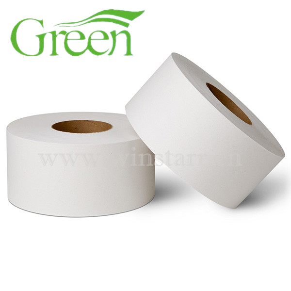 2ply Девы банное бумажное полотенце jumbo рулон ткани