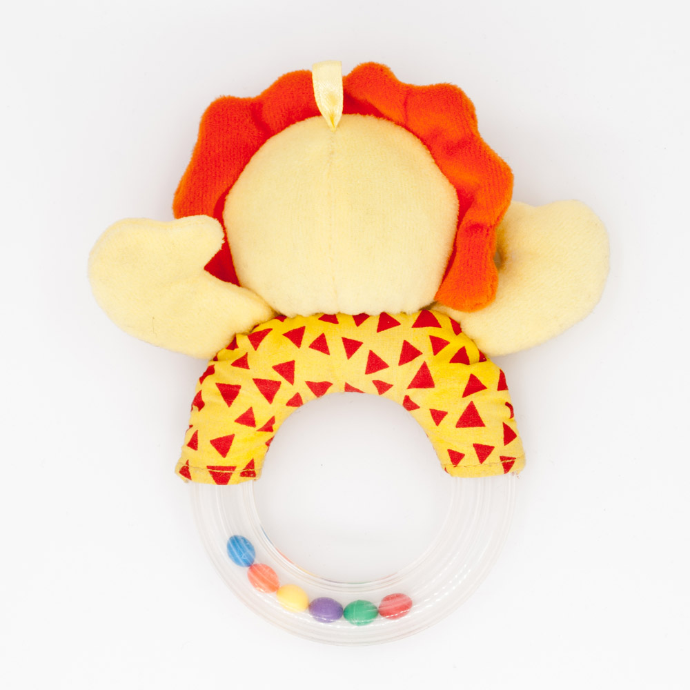 100% PP Cotton OEM Plush Kids Infant Rattle Toy Funny Lovely Baby Educational Animal Teaching Doll