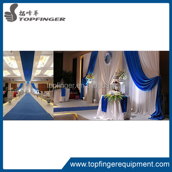 Китай оптовой полиэфирной ткани роскошные свадебные шторы с свадебное chuppah